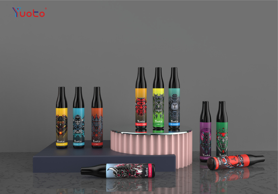 600 de Flessen2%nic 2ml 400mAh Mesh Coil Vape Disposable Fruit Aroma Ecigarette van Rookwolkenvape