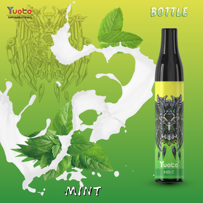 YUOTO-Fles 600 puft Beschikbare de Munt20mg 2% Nicotine Mesh Coil TPD van de Verstuiverpeul