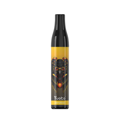 Koop Originele YUOTO Fles 600 Rookwolken Beschikbare e-Sigaretten Banaan Mesh Coil TPD Europa van 20mg
