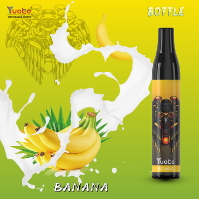 Koop Originele YUOTO Fles 600 Rookwolken Beschikbare e-Sigaretten Banaan Mesh Coil TPD Europa van 20mg