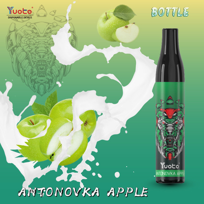 beschikbare van de de Peulen lage nicotine 20mg Yuoto van e cig Fles 600 puft Antonovka Apple 2ml
