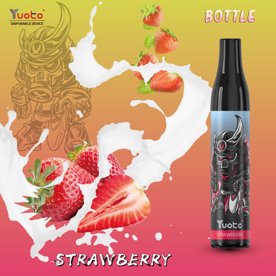 Originele Yuoto-Fles 600 puft van de de e-Sigaretten van 2ml de Beschikbare Aardbei Peulen Lage Nicotine 20mg