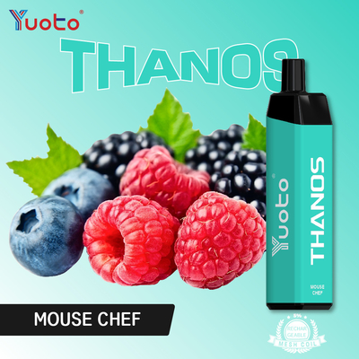 0% 2% 5% Nic Salt 5000 de Vloeistof van Rookwolkenyuoto Thanos Disposable Pods Kit System 50ml E