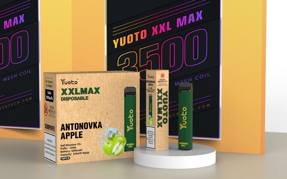 Yuotoxxl Maximum 0% 2% 5% Nic Disposable E Sigaretten Vooraf gevulde Patroon Mesh Coil