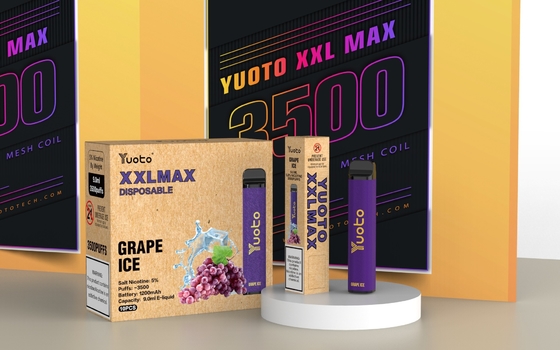 Yuotoxxl Maximum 0% 2% 5% Nic Disposable E Sigaretten Vooraf gevulde Patroon Mesh Coil