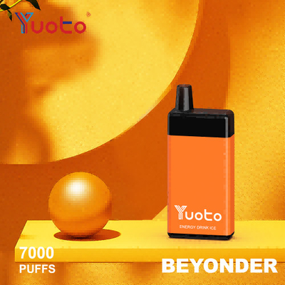 7000 Rookwolken Yuoto Beyonder Beschikbare Vape Navulbare 650 MAH