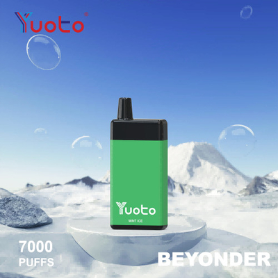 7000 Rookwolken Yuoto Beyonder Beschikbare Vape Navulbare 650 MAH