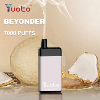 Oorspronkelijke Yuoto wegwerp vape Beyonder 7000 puffs oplaadbare mesh spoel 15 smaken Oorspronkelijke