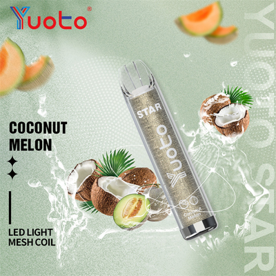 Leiden glanzen Yuoto-Ster 3000 Rookwolken Beschikbare Vapes met 5%-Nicotine 16 Hotsell-Aroma's