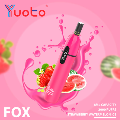 7.5ml de vooraf gevulde Vloeibare Beschikbare Yuoto Ster Vape 3000 van E Rookwolken1000mah RoHS FCC