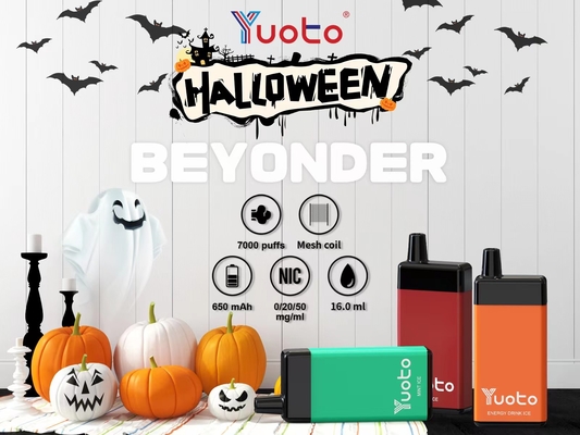 Ontdek de prestaties van Yuoto 7000 Puffs Vape 900mAh batterij en 7000 Puffs