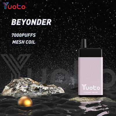 Ontdek de prestaties van Yuoto 7000 Puffs Vape 900mAh batterij en 7000 Puffs