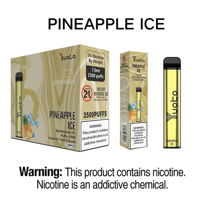 1200mAh batterijcapaciteit 2500 puffs vaping apparaat voor OEM/ODM markt