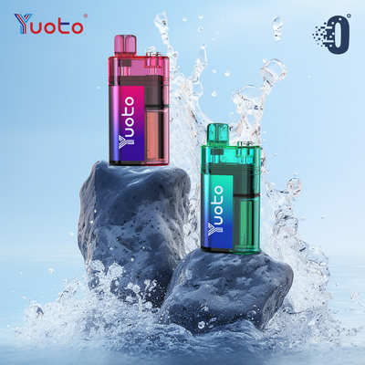 Verstelbare luchtstroom YUOTO wegwerp vape met 10-12W vermogen en 0% nicotine sterkte