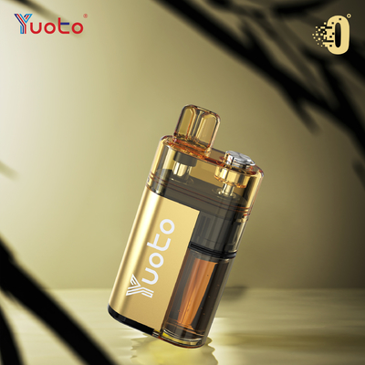 Verstelbare luchtstroom YUOTO wegwerp vape met 10-12W vermogen en 0% nicotine sterkte