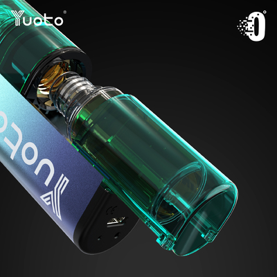 Verstelbare luchtstroom YUOTO wegwerp vape met 10-12W vermogen en 0% nicotine sterkte