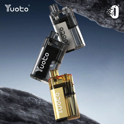 Verstelbare luchtstroom YUOTO wegwerp vape met 10-12W vermogen en 0% nicotine sterkte