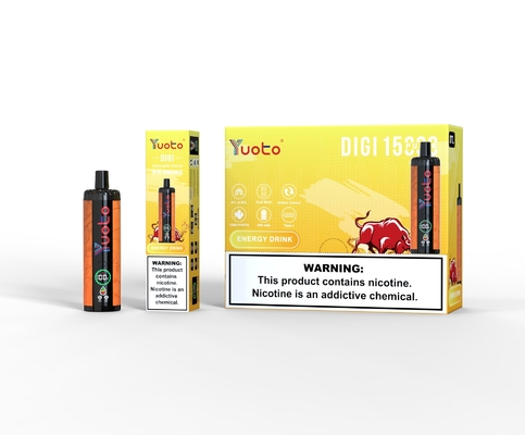 Yuoto DIGI 15000 Puffs Daul Mesh Coil Vape Verstelbare luchtstroom