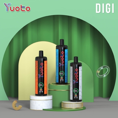 YUOTO Wegwerp Vape Plastic AL DualMesh Coil 15000 puffs 850mAh Verstelbare luchtstroom 23 smaken