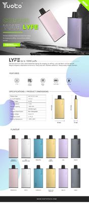 Discover the Convenience of YUOTO Disposable Vape 280mAh Battery Capacity Adjustable Airflow