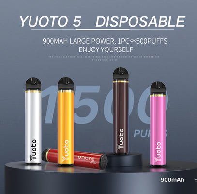 De pen In het groot E Sigaret YUOTO 1500 van nicotine5% puft de beschikbare vape het Hete verkopen van 6ml in Nieuw Midden-Oosten 2% 5%