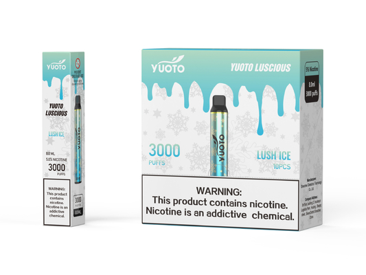 Yuoto heerlijke 22 bracht de Knoop van E Cigs het Vrije, Gemakkelijke Gebruiken met 1350mAh-Batterij op smaak