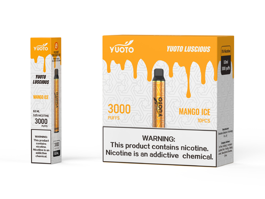 Yuoto heerlijke 22 bracht de Knoop van E Cigs het Vrije, Gemakkelijke Gebruiken met 1350mAh-Batterij op smaak