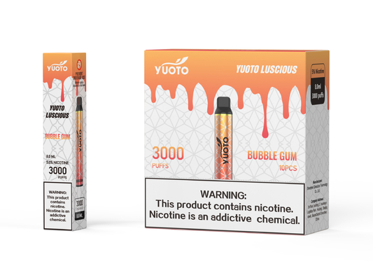Yuoto heerlijke 22 bracht de Knoop van E Cigs het Vrije, Gemakkelijke Gebruiken met 1350mAh-Batterij op smaak