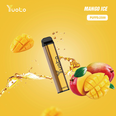 HETE Klassieke Modelyuoto 1200mAh Xxl 2500 Rookwolk Beschikbare Vape 23 Aroma's Nic 5%