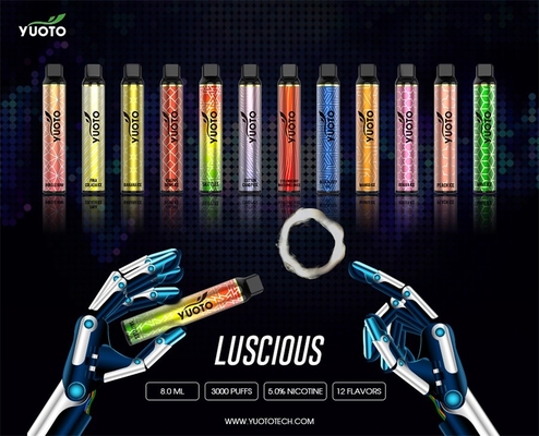 De beschikbare heerlijke e sigaret van vapeyuoto vape 3000 van de de pen vapes 8ml peul 1350mAh van rookwolkenshisha de sigarenrookwolk