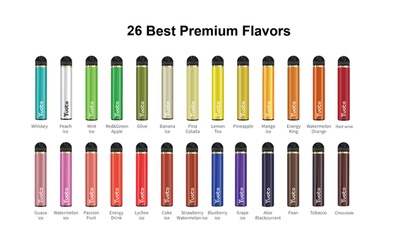 23 aroma's 1500 het CF van Ce van Rookwolken Beschikbaar Vape 5ml E Juice Capacity certificaat
