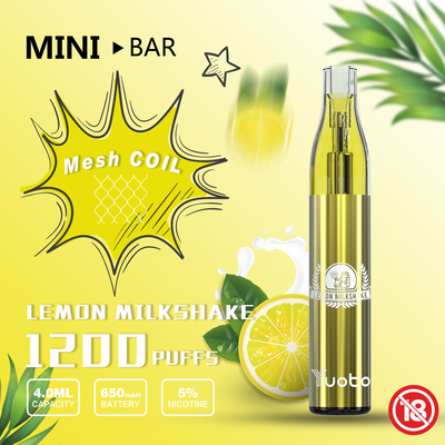 Yuoto Mini Bar 1200puff Beschikbare Vape 11 Gemengd Vruchten Aroma