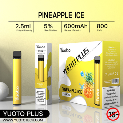 Yuoto plus 800 Rookwolkene Sigaret 32g 11 mengde de Frambozenaardbei van de Aromabosbes