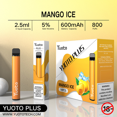 Yuoto plus 800 Rookwolkene Sigaret 32g 11 mengde de Frambozenaardbei van de Aromabosbes