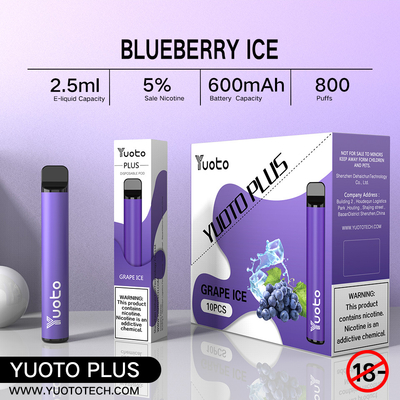 Yuoto plus 800 Rookwolkene Sigaret 32g 11 mengde de Frambozenaardbei van de Aromabosbes