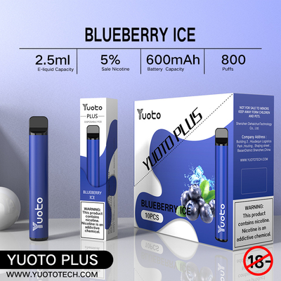 Yuoto plus 800 Rookwolkenwegwerpproduct 16*104mm voor Barvermaak