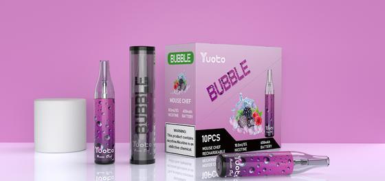 De originele fabriek in van de bellen4000puffs 10ml 650mah navulbare yuoto van China Yuoto beschikbare vapepeulen schakelt rollen in