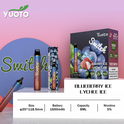 ODM Yuoto de Schakelaar trekt Geactiveerde Vape-Pen voor Barvermaak