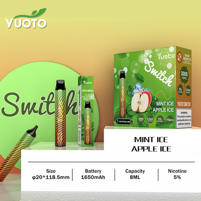 ODM Yuoto de Schakelaar trekt Geactiveerde Vape-Pen voor Barvermaak