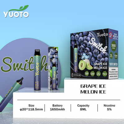 ODM Yuoto de Schakelaar trekt Geactiveerde Vape-Pen voor Barvermaak