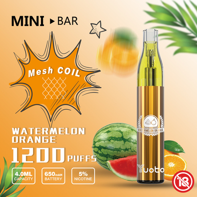 38g 5 Nicotine Beschikbare Vape 650mAh voor de Ontspanning van de Partijbar