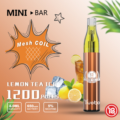 38g 5 Nicotine Beschikbare Vape 650mAh voor de Ontspanning van de Partijbar