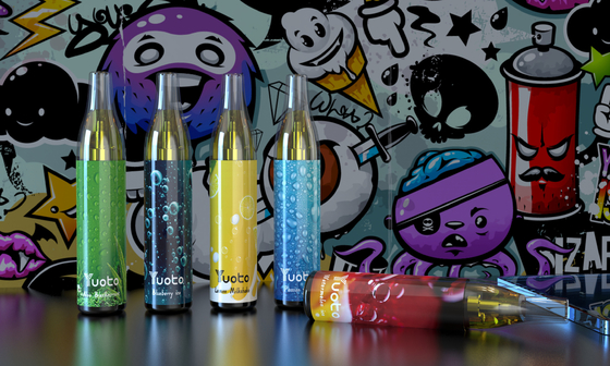 Yuotobel 4000puffs 650 van de rol beschikbare navulbare vape van het mah10ml netwerk niet van de scheidingspina colada ecig damp