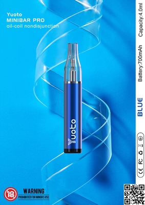 De nieuwe vullingse vloeistof van Vapes 4ml van de Yuoto minibar Douane Beschikbare
