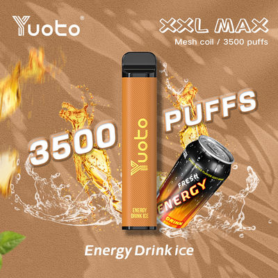 Yuoto Wegwerp Vape XXL MAX 3500 Puffs Apparaat Smaken