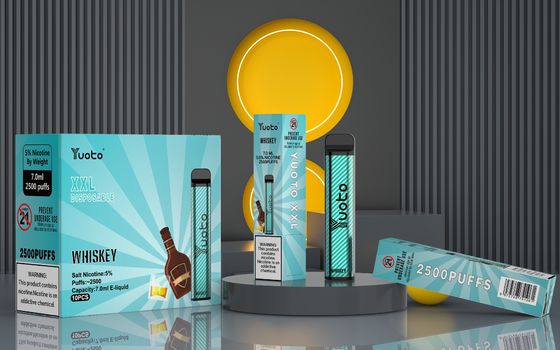 De Vloeistof van de het Apparatencapaciteit 7ml E van Vape van batterij1200mah XXL 2500 Rookwolken