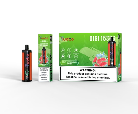 Yuoto DIGI 15000 Puffs Double Mesh Coil Duurzame wegwerp vape