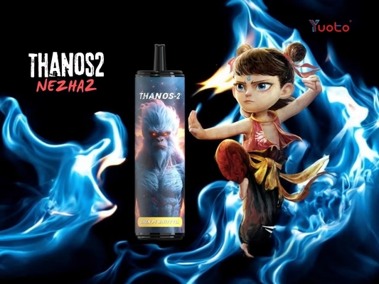 yuoto thanos2 10000 puffs wegwerp vape mesh spoel batterij niveau display