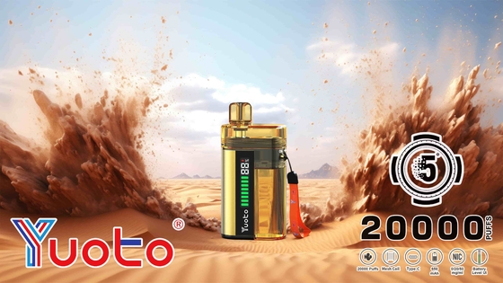 Upgrade uw dampervaring met yuoto 5000 puffs vape 850mAh batterijcapaciteit en instelbare luchtstroom