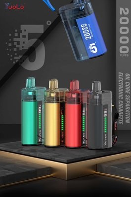 0% 2% 5% Nicotine-sterkte YUOTO Wegwerp vape met verstelbare luchtstroom en DualMesh spoel